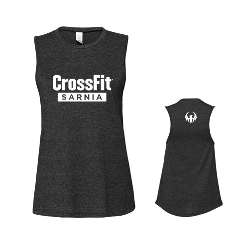 Phoenix Crossfit Ladies' Bella + Canvas Jersey Muscle Tank