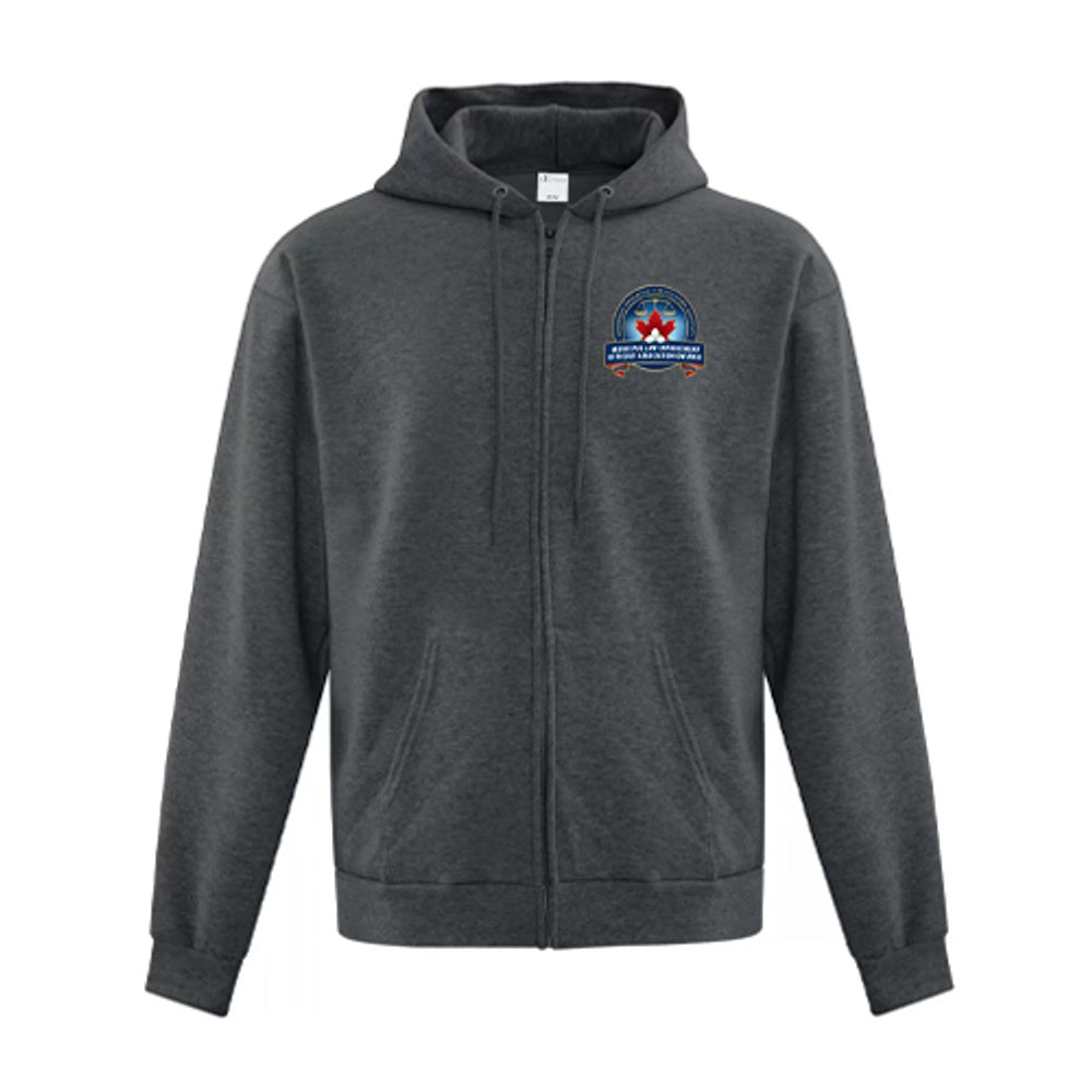 MLEOA of Ontario Adult Everyday Fleece Full Zip Hooded Sweatshirt
