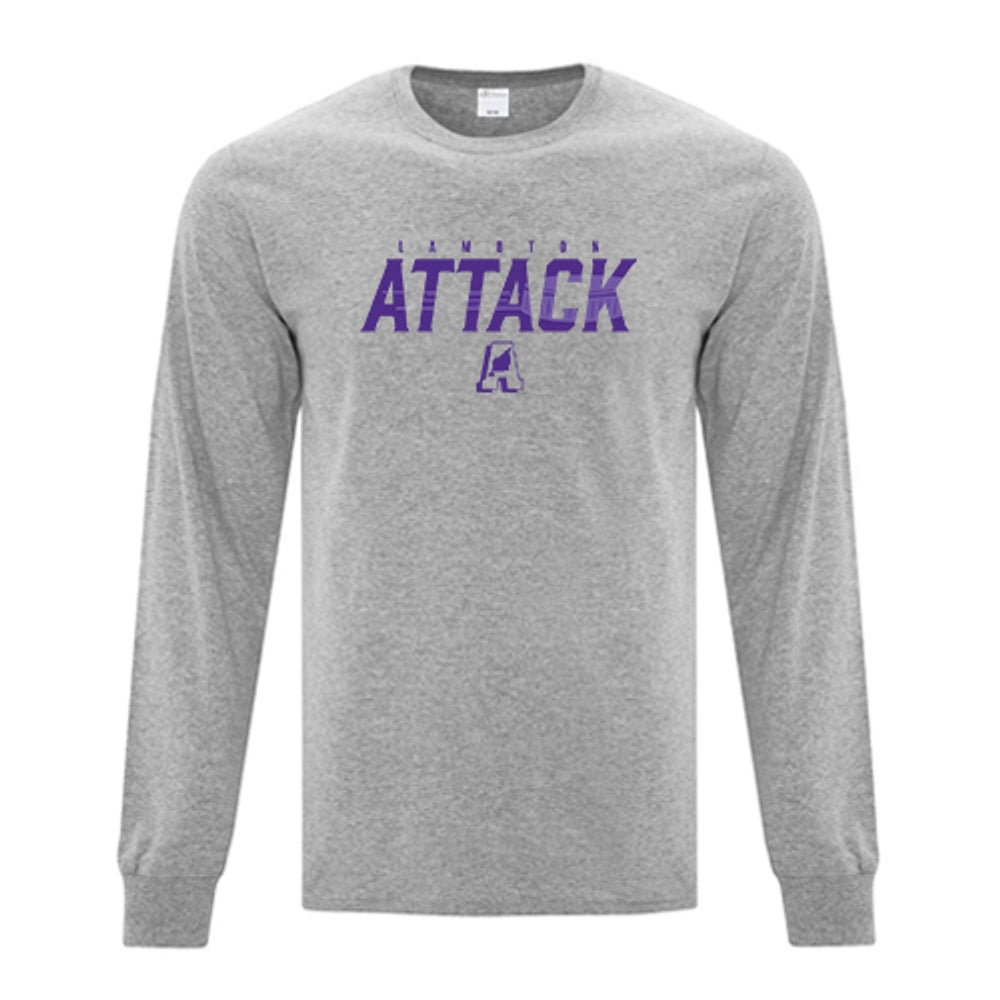Lambton Attack Adult Cotton Long Sleeve Shirt