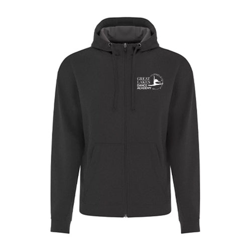 Great Lakes Dance Adult Game Day Fleece Full Zip Hooded Sweatshirt