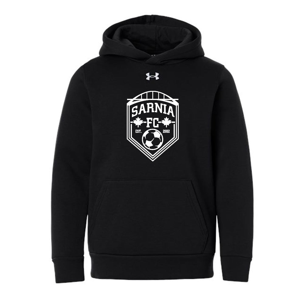 Sarnia FC Youth Under Armour Team Icon Fleece Hooded Sweatshirt
