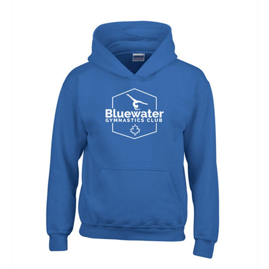 Bluewater Gymnastics Youth Everyday Fleece Hooded Sweatshirt