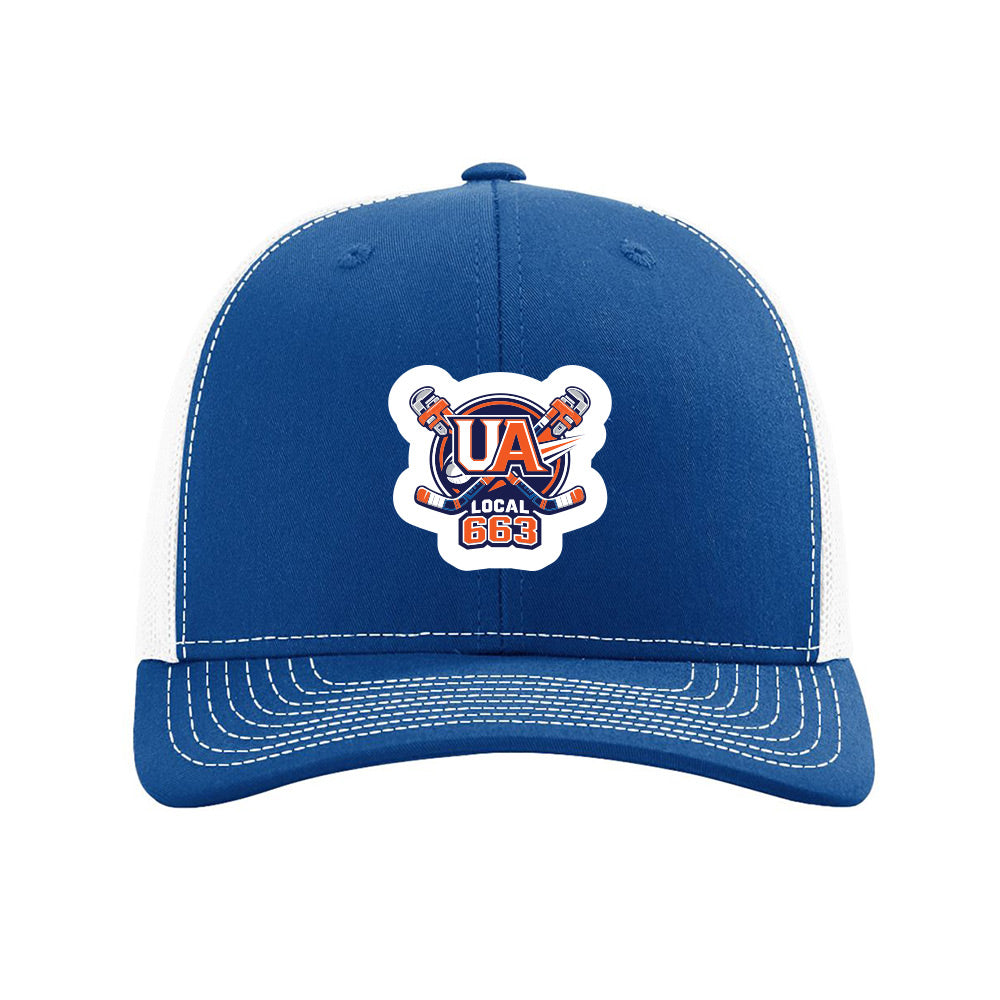 Local 663 Hockey Snapback Trucker Cap