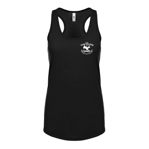 Stag Island Ladies' Ideal Racerback Tank Top