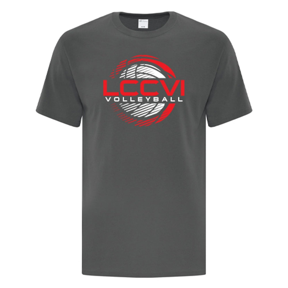 LCCVI Boys Volleyball Adult Everyday Cotton T-Shirt