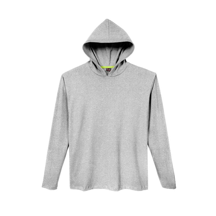 COTTON JERSEY LONG SLEEVE HOODIE