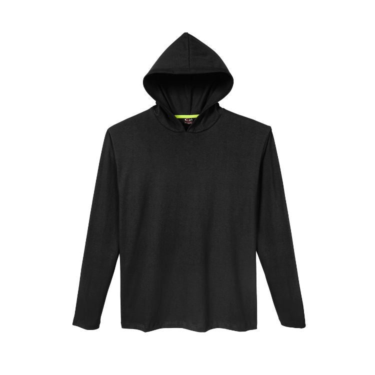 COTTON JERSEY LONG SLEEVE HOODIE