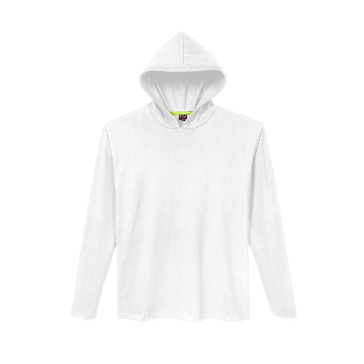 COTTON JERSEY LONG SLEEVE HOODIE