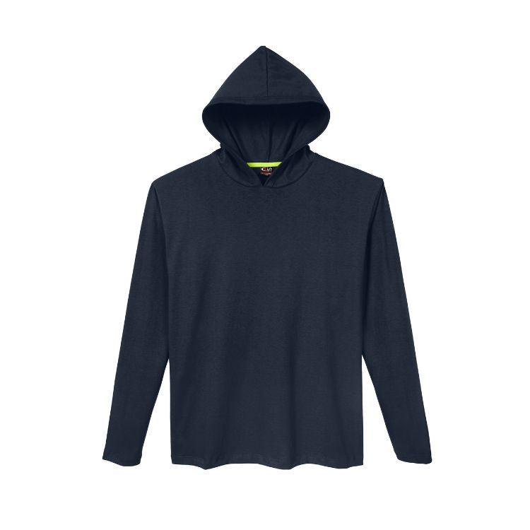 COTTON JERSEY LONG SLEEVE HOODIE