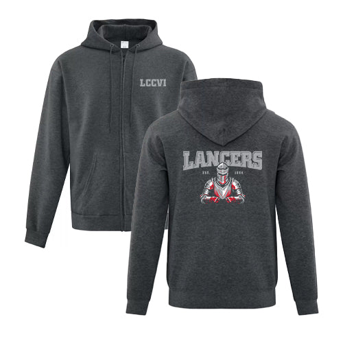 LCCVI Adult Everyday Fleece Full Zip Hooded Sweatshirt