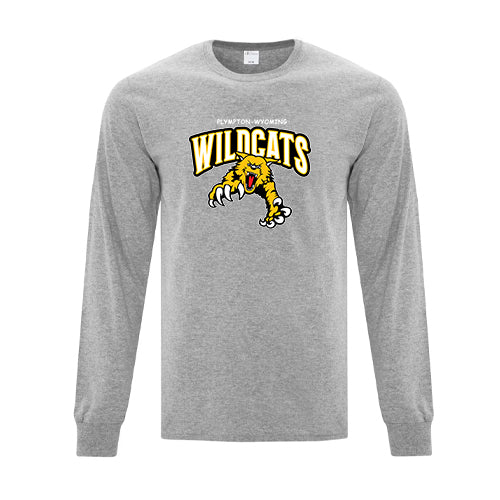 Plympton-Wyoming Adult Everyday Cotton Long Sleeve T-Shirt