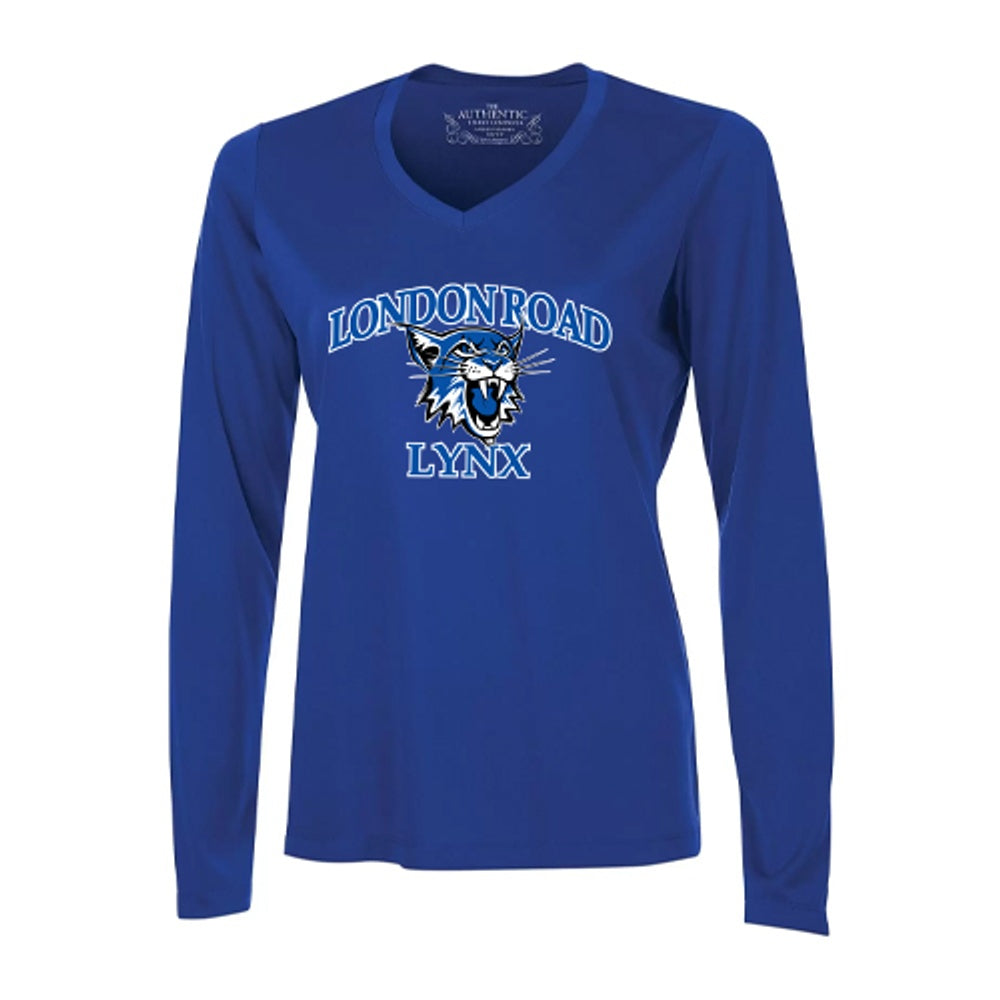London Road Ladies' Pro Team Long Sleeve V-Neck T-Shirt