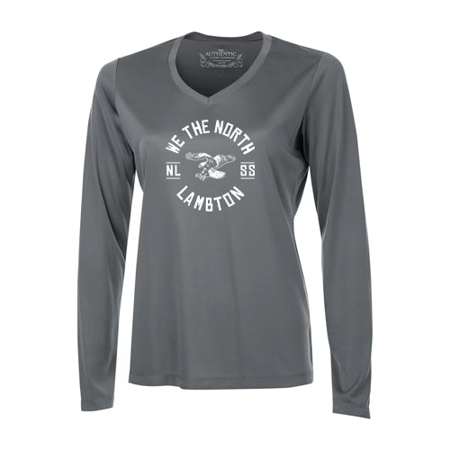 North Lambton Ladies' Pro Team Long Sleeve V-Neck Tee