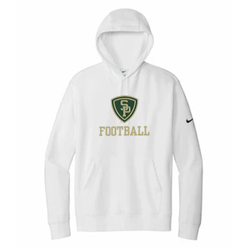 St. Pat's Football Adult Nike Club Fleece Sleeve Swoosh Pullover Hoodie