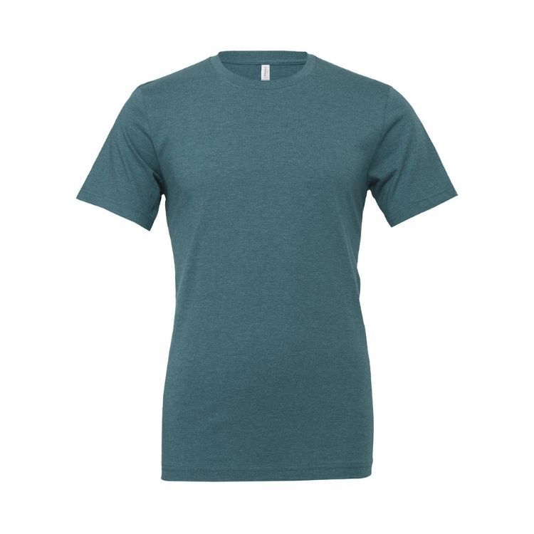 UNISEX BELLA + CANVAS HEATHER CVC T-SHIRT