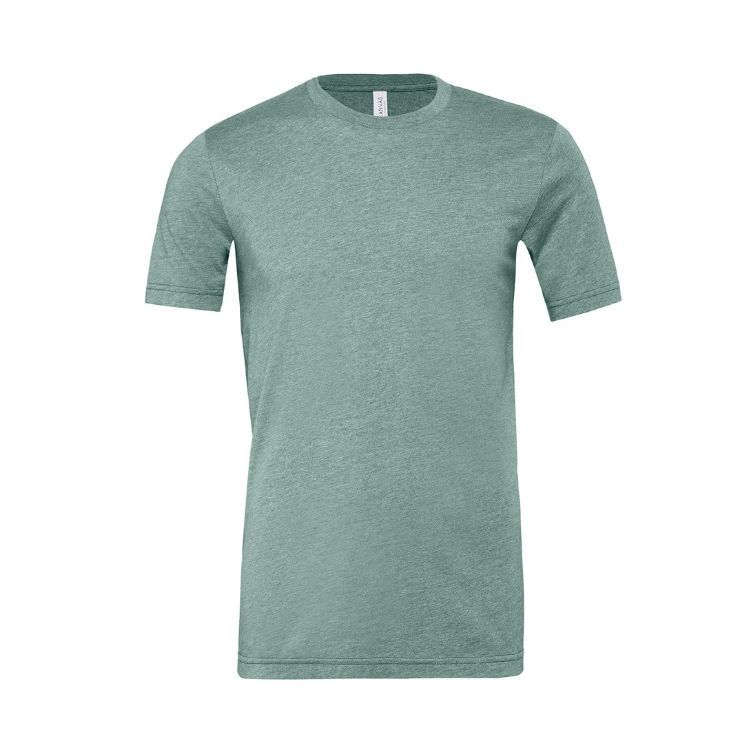 UNISEX BELLA + CANVAS HEATHER CVC T-SHIRT