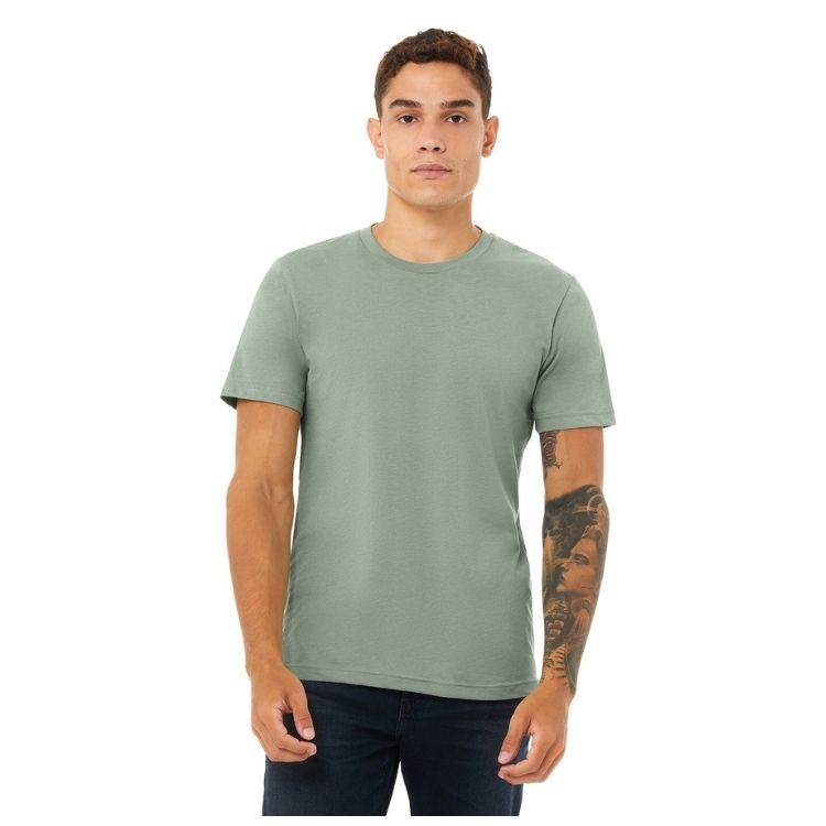 UNISEX BELLA + CANVAS HEATHER CVC T-SHIRT