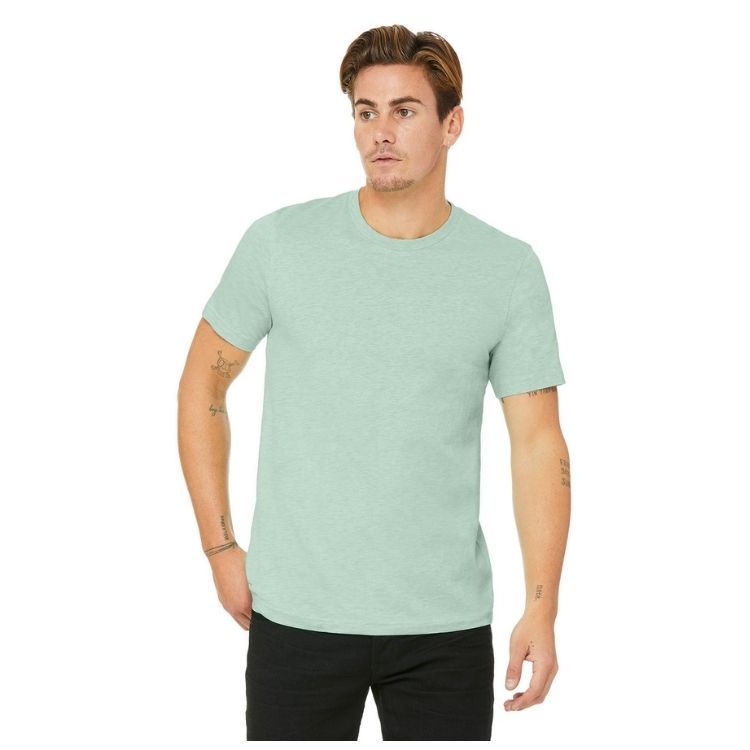 UNISEX BELLA + CANVAS HEATHER CVC T-SHIRT