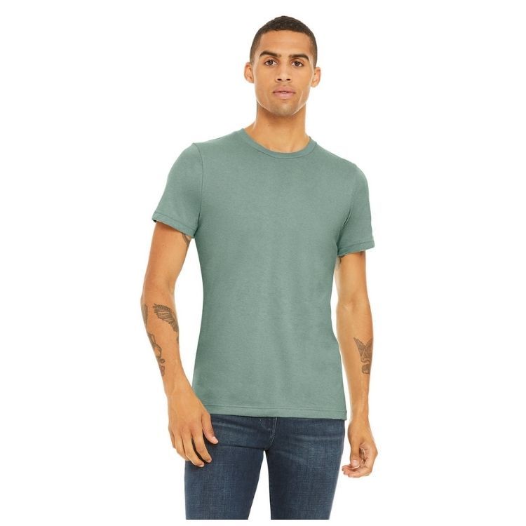 UNISEX BELLA + CANVAS HEATHER CVC T-SHIRT