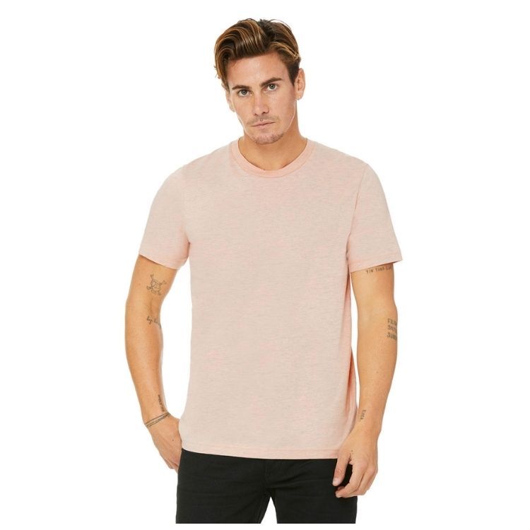 UNISEX BELLA + CANVAS HEATHER CVC T-SHIRT