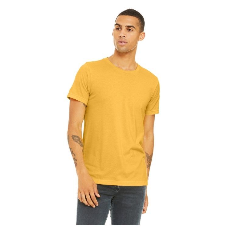 UNISEX BELLA + CANVAS HEATHER CVC T-SHIRT