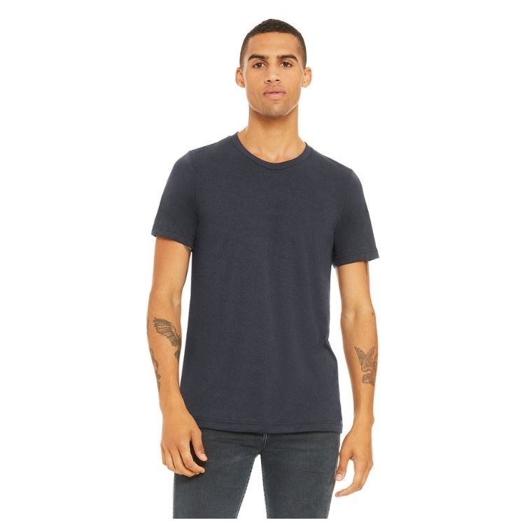 UNISEX BELLA + CANVAS HEATHER CVC T-SHIRT