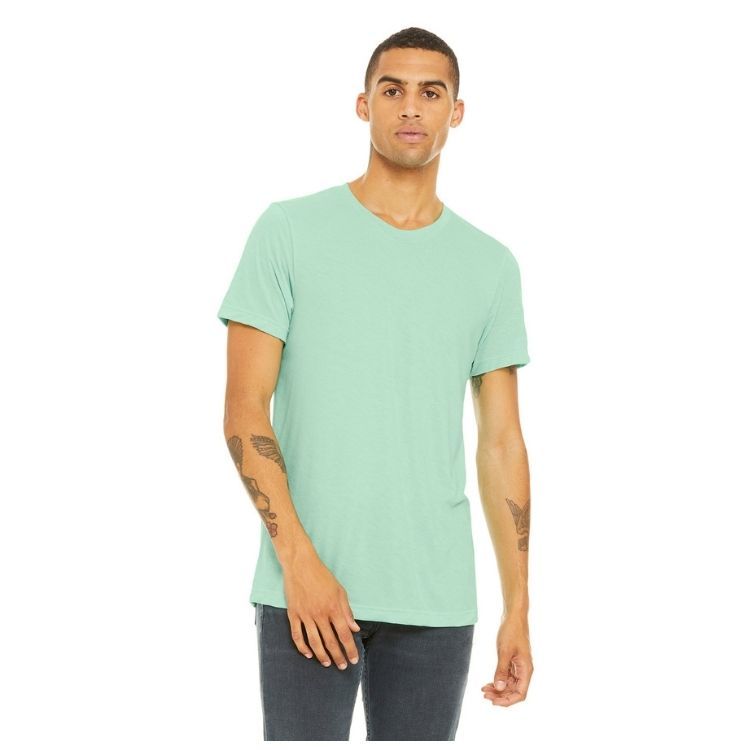 UNISEX BELLA + CANVAS HEATHER CVC T-SHIRT