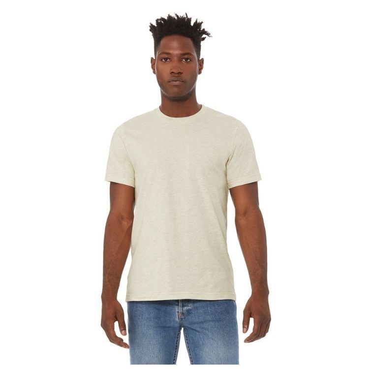 UNISEX BELLA + CANVAS HEATHER CVC T-SHIRT