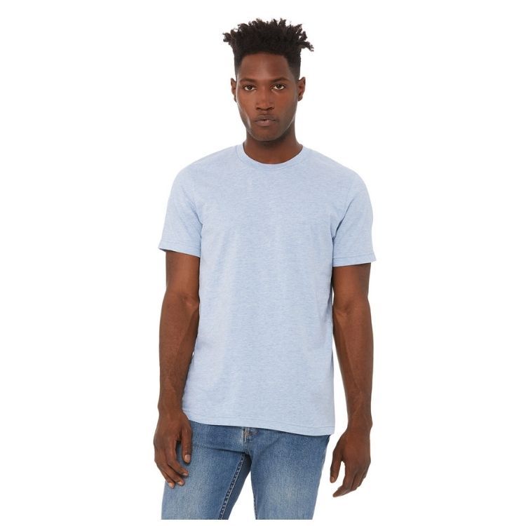 UNISEX BELLA + CANVAS HEATHER CVC T-SHIRT