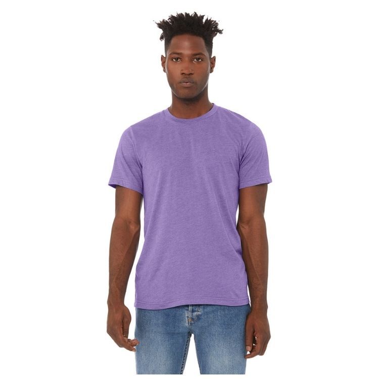 UNISEX BELLA + CANVAS HEATHER CVC T-SHIRT