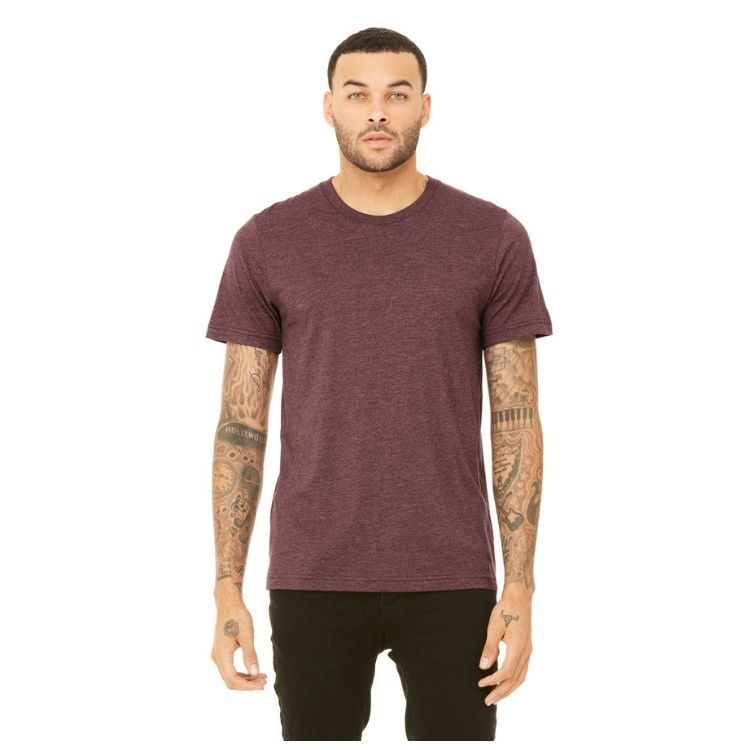 UNISEX BELLA + CANVAS HEATHER CVC T-SHIRT