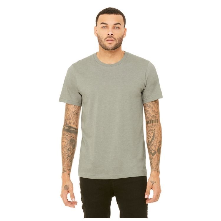UNISEX BELLA + CANVAS HEATHER CVC T-SHIRT