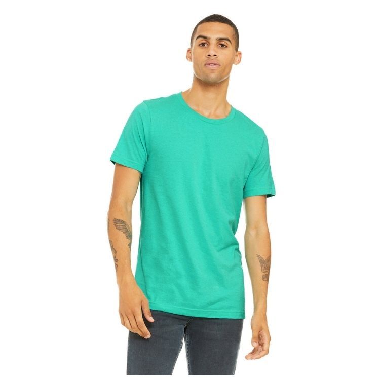 UNISEX BELLA + CANVAS HEATHER CVC T-SHIRT