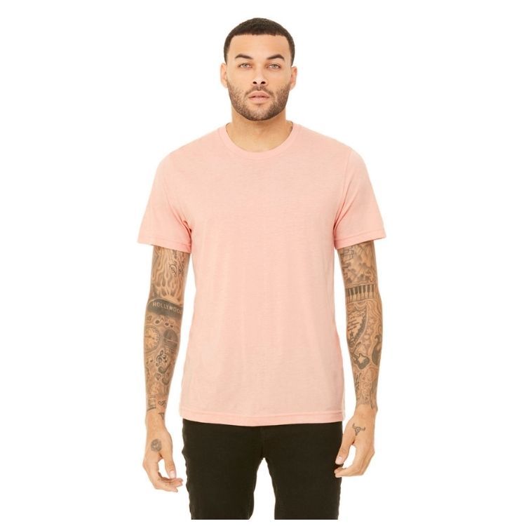 UNISEX BELLA + CANVAS HEATHER CVC T-SHIRT