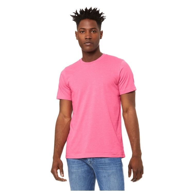 UNISEX BELLA + CANVAS HEATHER CVC T-SHIRT