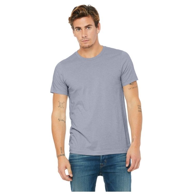 UNISEX BELLA + CANVAS HEATHER CVC T-SHIRT