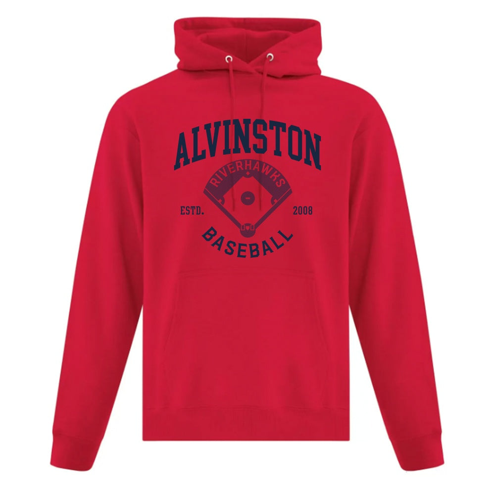 Alvinston Riverhawks Adult Everyday Fleece Hooded Sweatshirt
