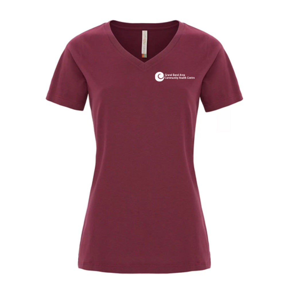 GBACHC - Ring Spun Cotton Ladies V-Neck T-Shirt