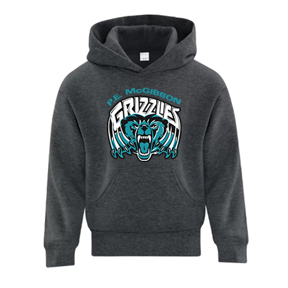 PE McGibbon Youth Everyday Fleece Hooded Sweatshirt