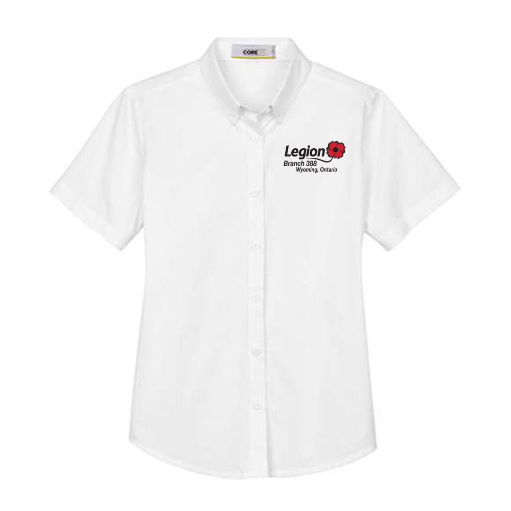 Wyoming Legion Branch 388 Ladies' Short Sleeve Twill Shirt