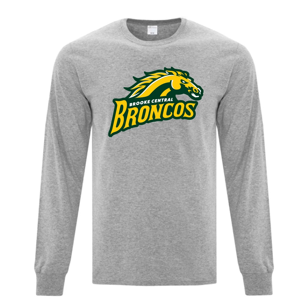 Brooke Central Adult Everyday Cotton Long Sleeve T-Shirt