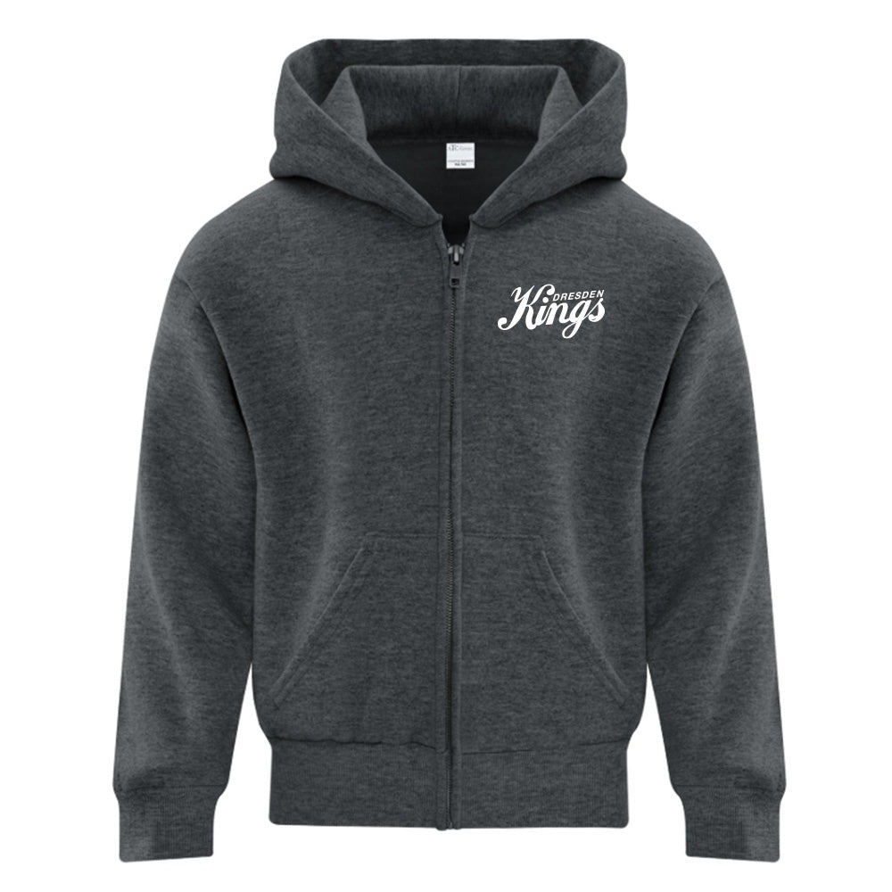 Dresden Jr Kings Youth Fleece Youth Full Zip Hooded Sweatshirt