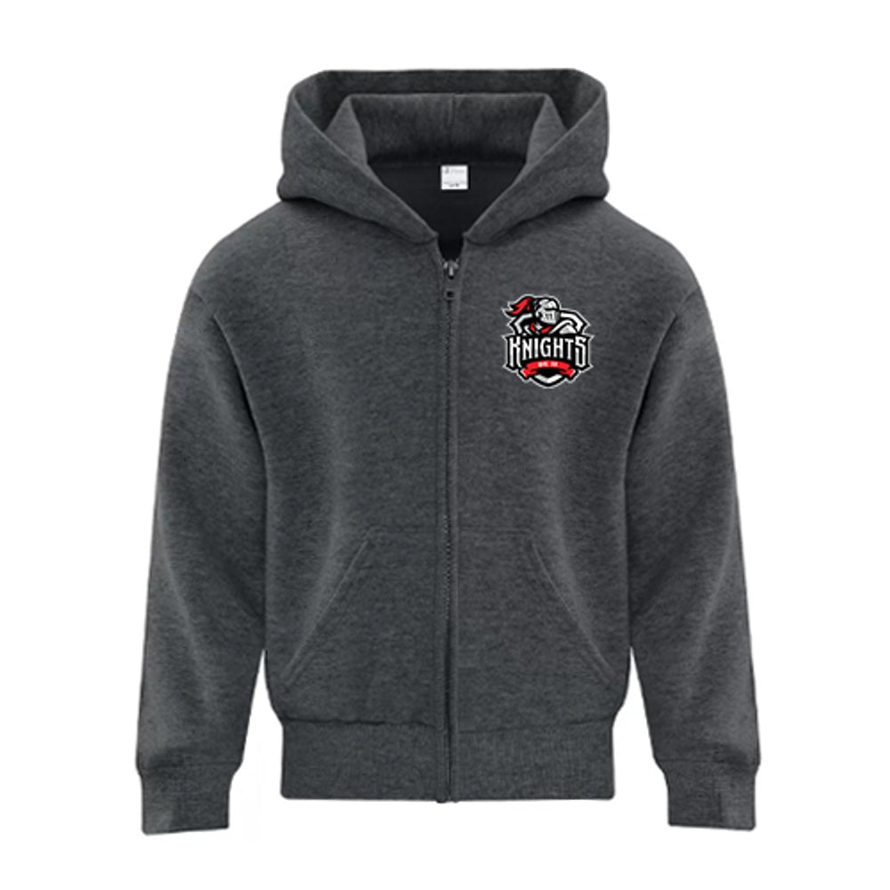 Queen Elizabeth II Petrolia Youth Everyday Fleece Full Zip Hooded Sweatshirt