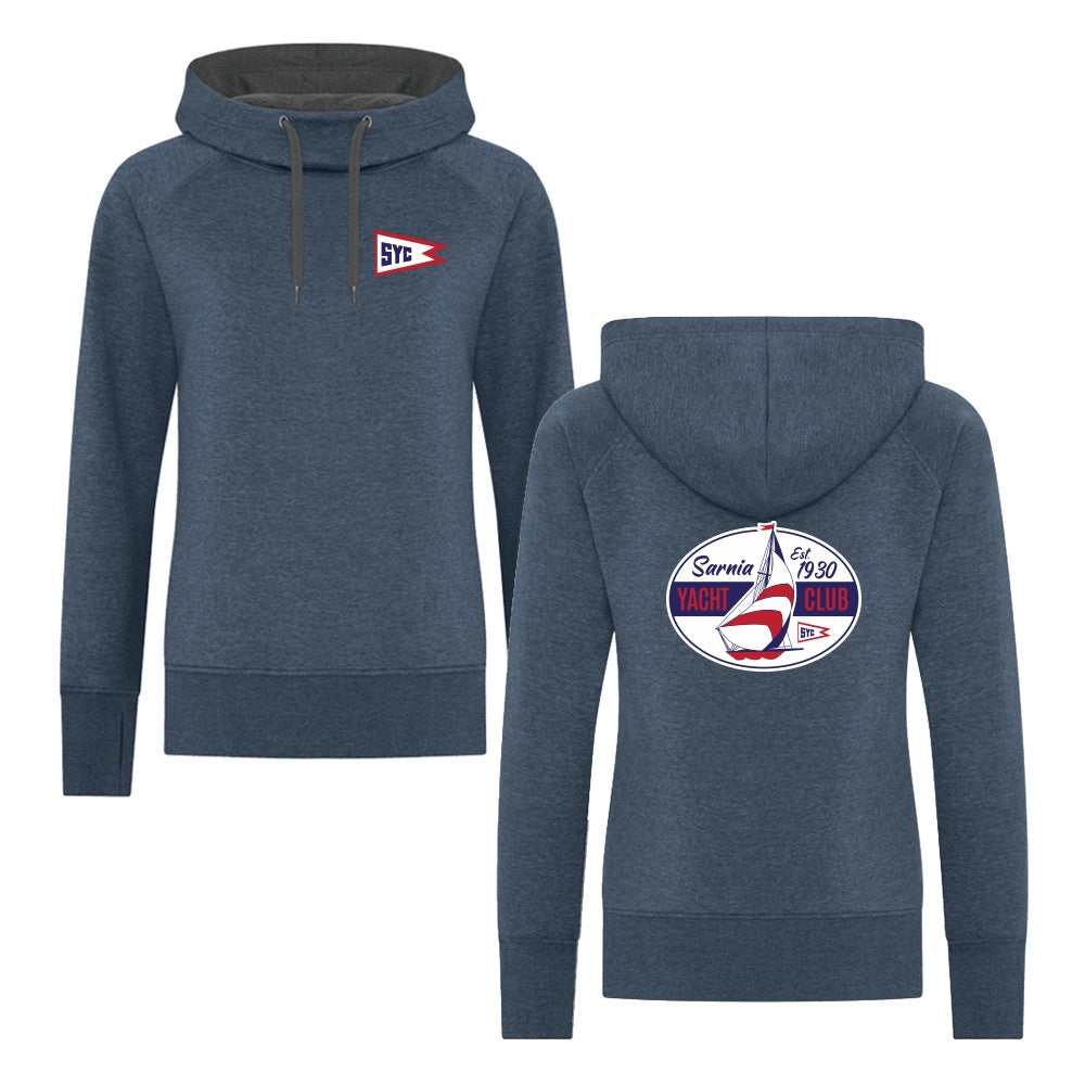 Sarnia Yacht Club Adult ESActive Vintage Ladies Hooded Sweatshirt