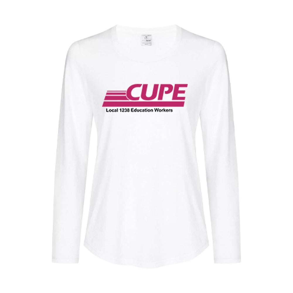 CUPE 1238 Ladies' Pro Spun Long Sleeve T-Shirt