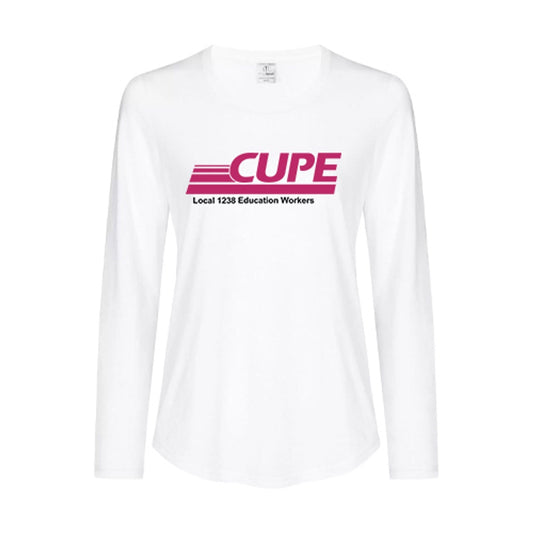 CUPE 1238 Ladies' Pro Spun Long Sleeve T-Shirt