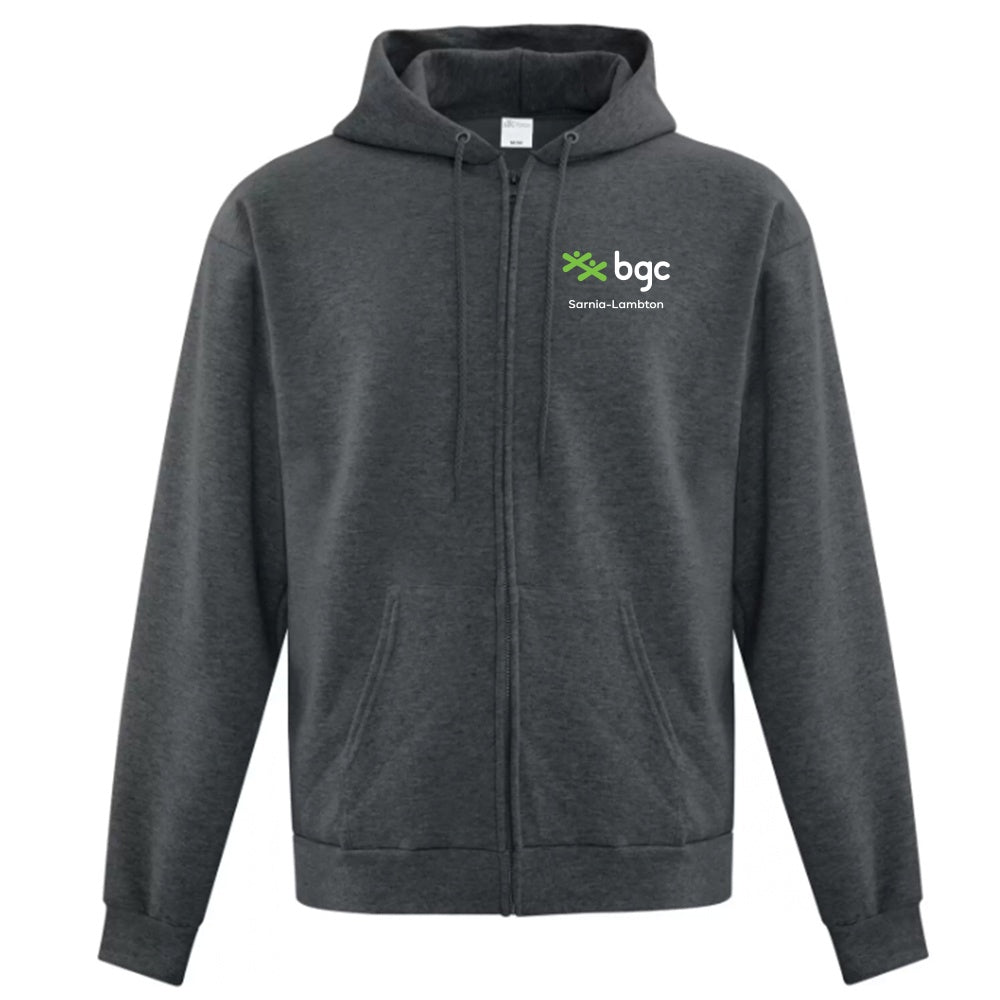 BGC Adult Everyday Fleece Full Zip Hooded Sweatshirt