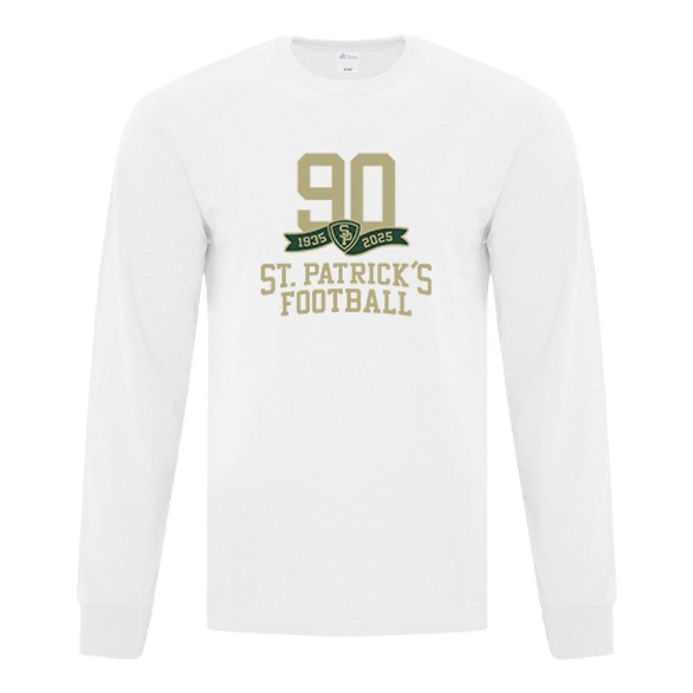 St. Pat's Football Adult Everday Cotton Long Sleeve T-Shirt