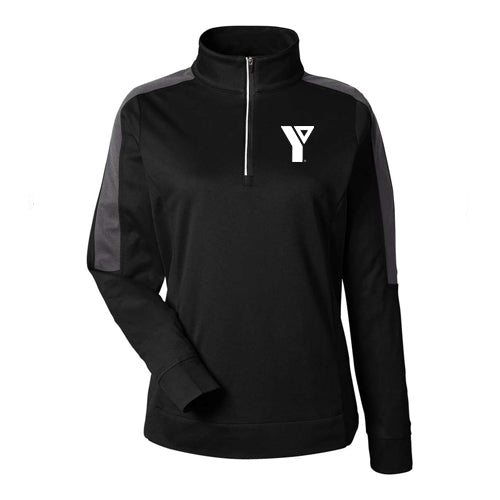YMCA Staff Ladies' Market Snag Protect Mesh Colorblock Quarter