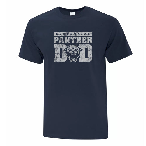 Lambton Centennial Panther Dad Adult Cotton T-Shirt